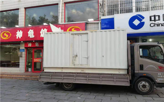 沙嘴街道出租发电机施工案例